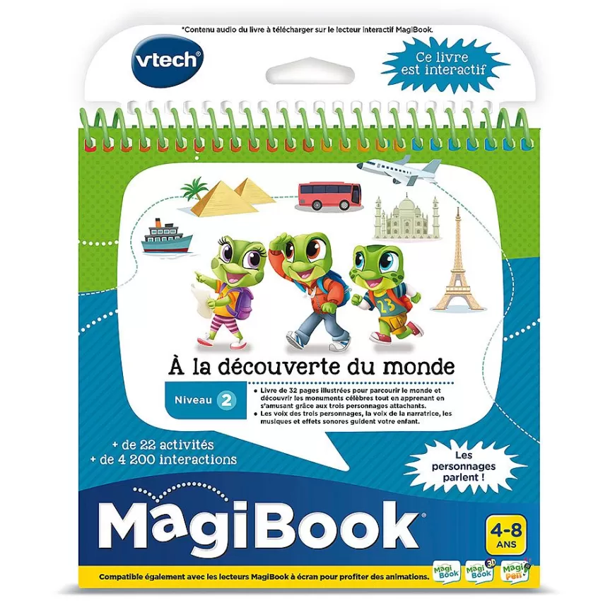 Livre Interactif A La Decouverte Du Monde - Livre - Vtech-Magibook Shop