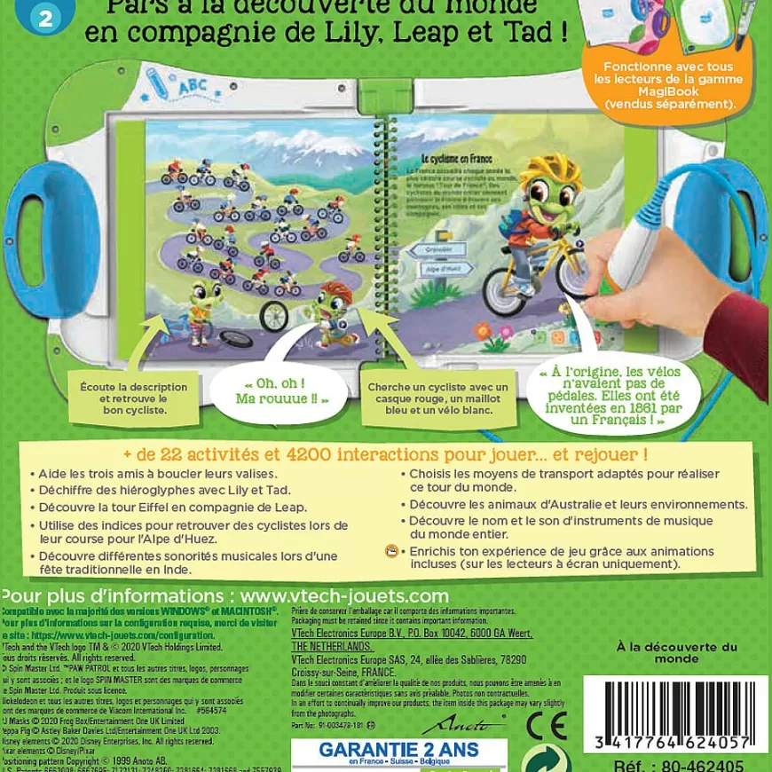 Livre Interactif A La Decouverte Du Monde - Livre - Vtech-Magibook Shop