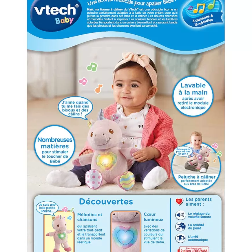 Mae, Ma Licorne A Caliner - Peluche Licorne-VTech Baby Online