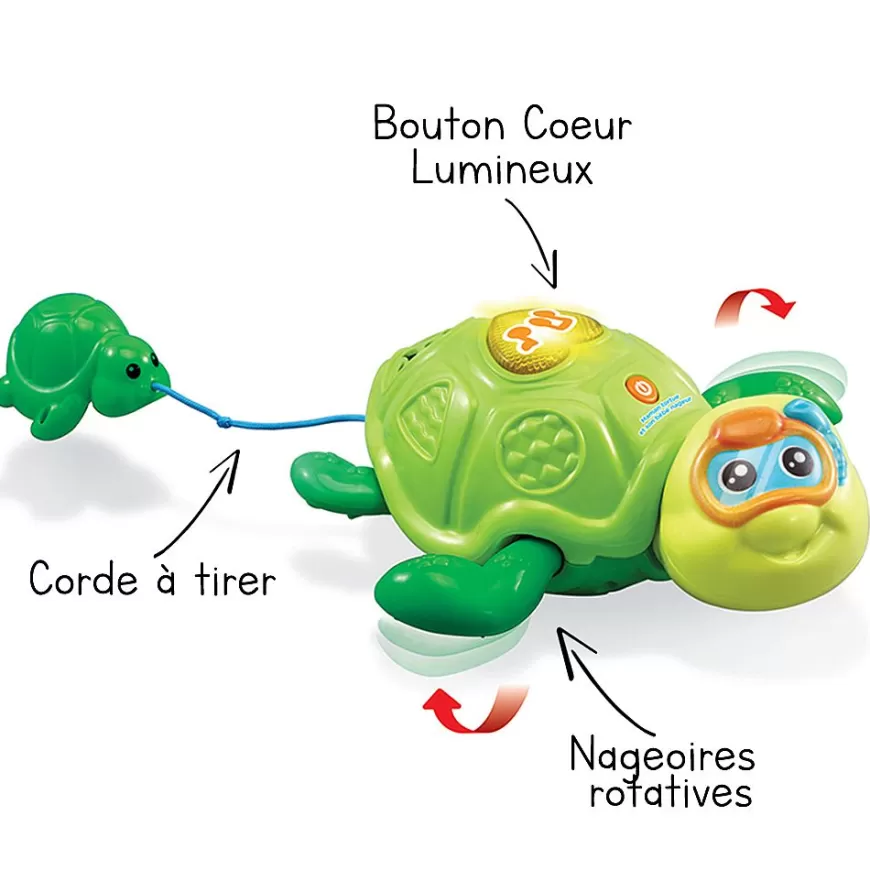 Maman Tortue Et Son Bébé Nageur - Jouet De Bain-VTech Baby Cheap