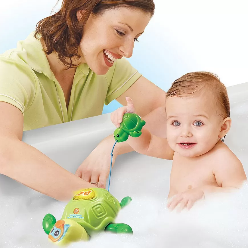 Maman Tortue Et Son Bébé Nageur - Jouet De Bain-VTech Baby Cheap
