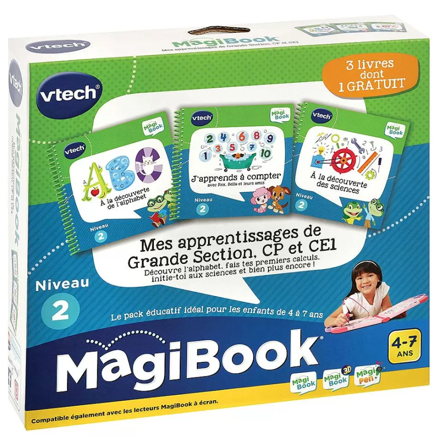 Pack 3 Livres - Mes Apprentissages De Grande Section, Cp & Ce1-Magibook Clearance